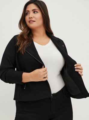 torrid black moto jacket