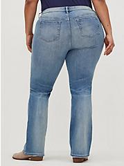 Plus Size Mid Rise Slim Boot Jean - Vintage Stretch Medium Wash, KARMA, alternate