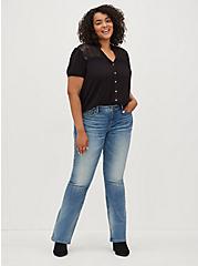 Plus Size Mid Rise Slim Boot Jean - Vintage Stretch Medium Wash, KARMA, alternate