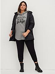 Plus Size Relaxed Fit Hoodie - Ultra Soft Fleece Because Mama Said So Grey, MEDIUM HEATHER GREY, alternate