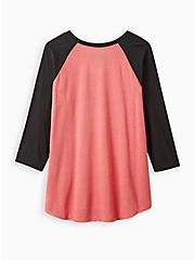 Classic Raglan Tee - Triblend Jersey Peopled Out Red, CRANBERRY, alternate