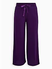 Plus Size Wide Leg Sleep Pant - Super Soft Plush by Torrid™️ Purple, PURPLE, hi-res
