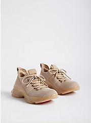 Plus Size Active Sneaker - Mesh Tan (WW), , hi-res