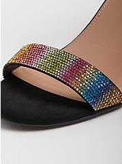 Translucent Block Heel - Embellished Rainbow (WW), RAINBOW, alternate
