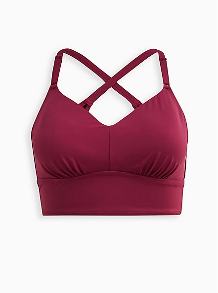 Wire Free Swim Top - Berry with 360° Back Smoothing™, RASPBERRY RADIANCE-PINK, hi-res