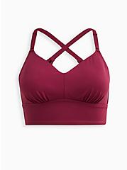 Plus Size Wire Free Swim Top - Berry with 360° Back Smoothing™, RASPBERRY RADIANCE-PINK, hi-res