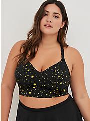 Wire Free Swim Top - Star Print with 360° Back Smoothing™, STAR CLUSTERS, alternate