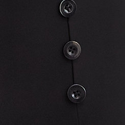 Retro Ultra High-Rise Button 3.5 Inch Swim Short, DEEP BLACK, swatch