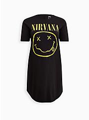 Plus Size Favorite T-Shirt Dress - Super Soft Nirvana Black, BLACK, hi-res