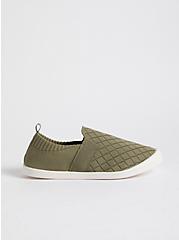 Slip-On Sneaker - Knit Olive (WW), OLIVE, alternate