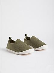 Slip-On Sneaker - Knit Olive (WW), OLIVE, hi-res
