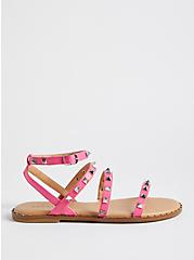 Studded Gladiator Sandal - Tonal Pink (WW), PINK, alternate
