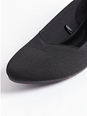 Flexible Outsole Flat - Knit Black (WW), BLACK, alternate