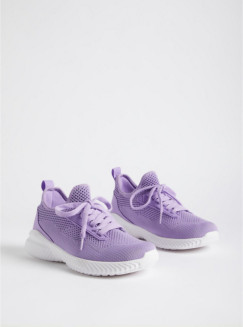 Plus Size Active Sneaker - Knit Lilac (WW), LILAC, hi-res