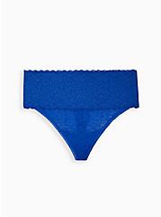 Thong Panty - 4-Way Stretch Lace Blue, SURF THE WEB (19-3952TCX), hi-res