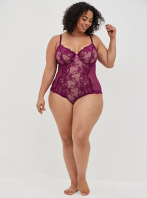 Vamp Vamp Sasha Push Up Bodysuit - Hot Pink