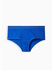 Plus Size Cheeky Panty - Microfiber Blue, , hi-res