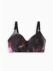 Lightly Lined Everyday Wire-Free Bra - Microfiber Galaxy with 360° Back Smoothing , BRIGHT GALAXY NEON, hi-res