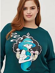 Sweatshirt - Disney Aladdin Jasmine, DEEP TEAL, alternate