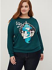Sweatshirt - Disney Aladdin Jasmine, DEEP TEAL, hi-res