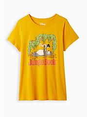 Plus Size Classic Fit Crew - Jungle Book Golden Yellow, GOLDEN YELLOW, hi-res