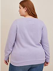 Sweatshirt - Cozy Fleece Hercules Muse Purple, LILAC, alternate