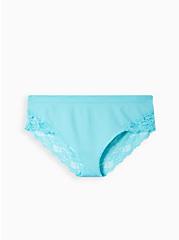 Plus Size Hipster Panty - Seamless Flirt Sea Blue, SEA JET BLUE, hi-res