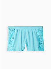 Plus Size Boyshort Panty - Seamless Flirt Sea Blue, SEA JET BLUE, hi-res