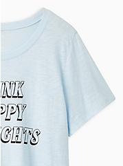 Tunic Tee - Drink Happy Thoughts Light Blue , BLUE, alternate