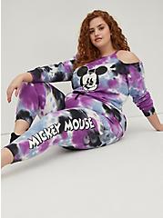 Plus Size Crop Jogger - Disney Mickey Mouse Tie Dye, MULTI, alternate