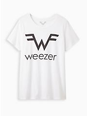 Plus Size Classic Fit Crew Tee - Weezer White, BRIGHT WHITE, hi-res