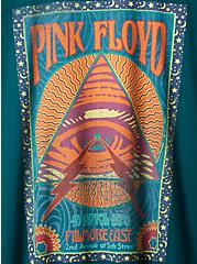 Plus Size Classic Fit Tunic Tee - Pink Floyd Teal, TEAL, alternate