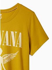 Plus Size Classic Fit Tunic Tee - Nirvana Gold, OLIVE, alternate