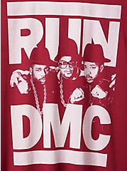 Classic Fit Tunic Tee - Run DMC Red, RED, alternate