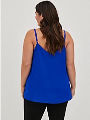 Plus Size Sophie Strappy Swing Cami - Chiffon Electric Blue, ELECTRIC BLUE, alternate