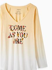 Classic Fit Raglan Tee - Ombre As You Are Sand, SAND, alternate