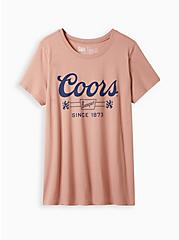Classic Fit Crew Tee - Coors Pink, PINK, hi-res