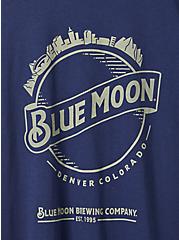 Classic Fit Crew Tee - Cotton Moon Navy Blue, PEACOAT, alternate