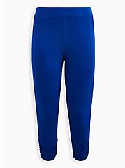 Side Cinch Pull-On Cropped Jogger - Cupro Blue, ELECTRIC BLUE, hi-res