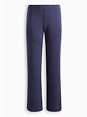 Pull-On Wide Leg Studio Cupro High-Rise Pant, CROWN BLUE, hi-res