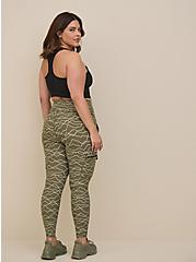 Happy Camper Performance Core Full Length Active Legging With Cargo Pocket, MOUNTAIN TOPS, alternate