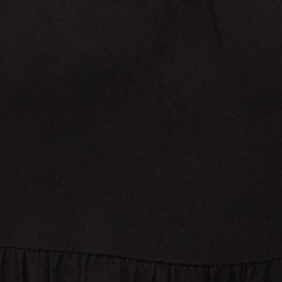 Mini Textured Rayon Tiered Dress, DEEP BLACK, swatch