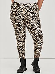 Crop Comfort Waist Premium Legging - Cheetah, MULTI, alternate