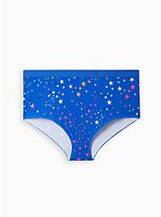 Plus Size Brief Panty - Cotton Stars Blue, STAR CLUSTERS: BLUE, hi-res