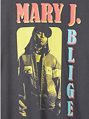 Classic Fit Crew Tee - Cotton Vintage Mary J Blige Black, DEEP BLACK, alternate