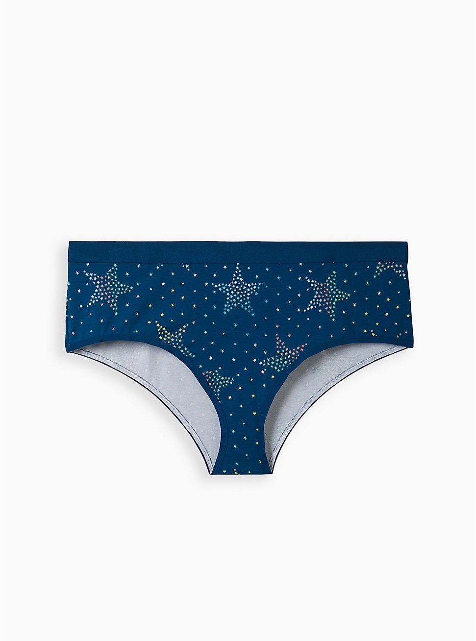 Plus Size Cheeky Panty - Stars Blue, GLOW STAR CLUSTERS, hi-res