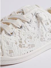 Riley Sneaker - White Crochet (WW), IVORY, alternate