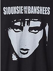 Classic Fit Crew Tee - Siouxsie & The Banshees Black, DEEP BLACK, alternate
