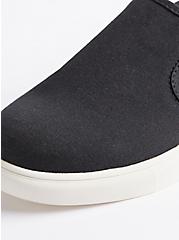 Plus Size Slip-On Sneaker - Canvas Black (WW), BLACK, alternate