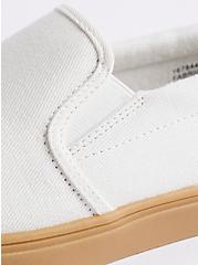 Plus Size Slip-On Sneaker - Canvas White (WW), IVORY, alternate